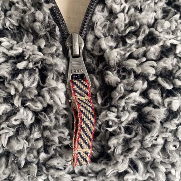 Weatherproof gray nubby soft 3/4 zip up sweater M - Picture 3 of 9